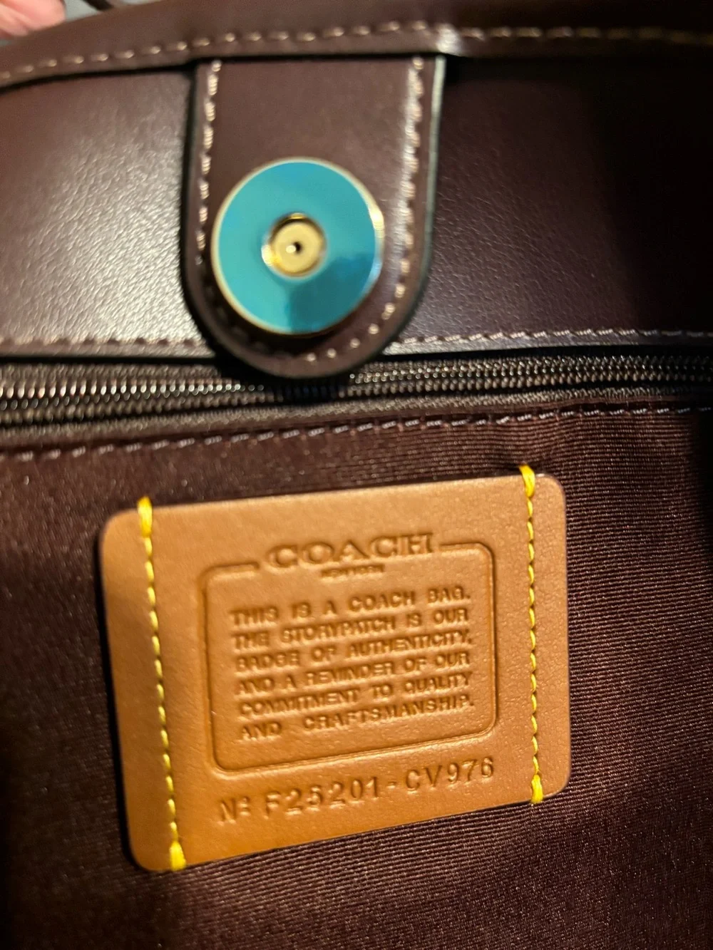Coach city tote